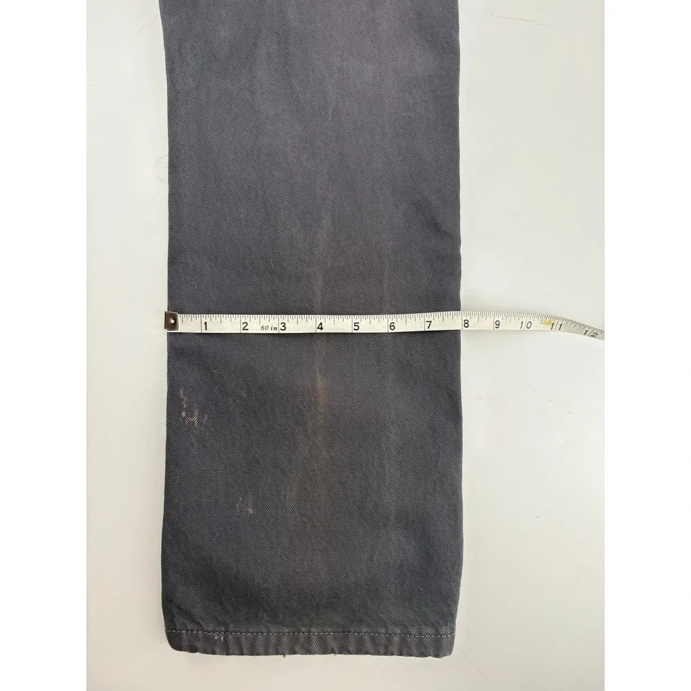 Levis 501 Men's 29x30 Vintage Y2K Charcoal Gray Made in Mexico Jeans 2002